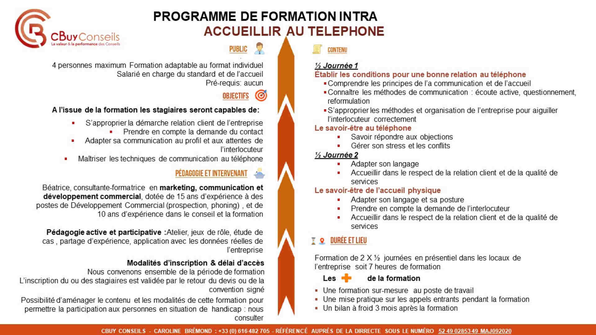 Programme Formation Accueil Tel